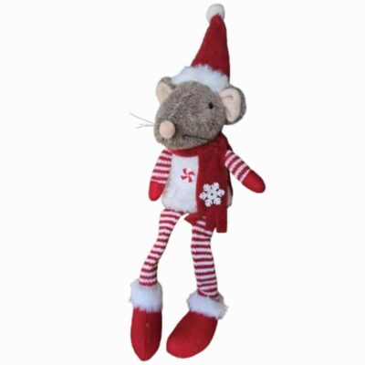 Mr CHRISTMAS MOUSE medium shelf sitter